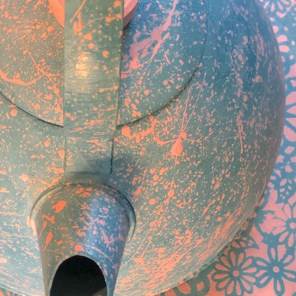 Tea Kettle DYI Aqua/Pink, wax seal, Copper bottom - Picture 4 of 8